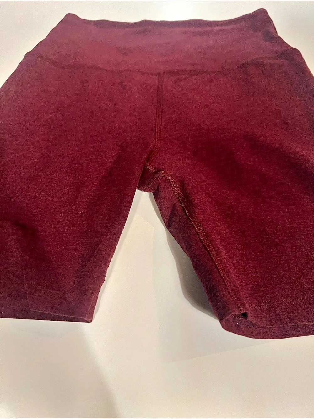 Beyond Yoga Spacedye Keep Pace Biker Short Burgundy Medium